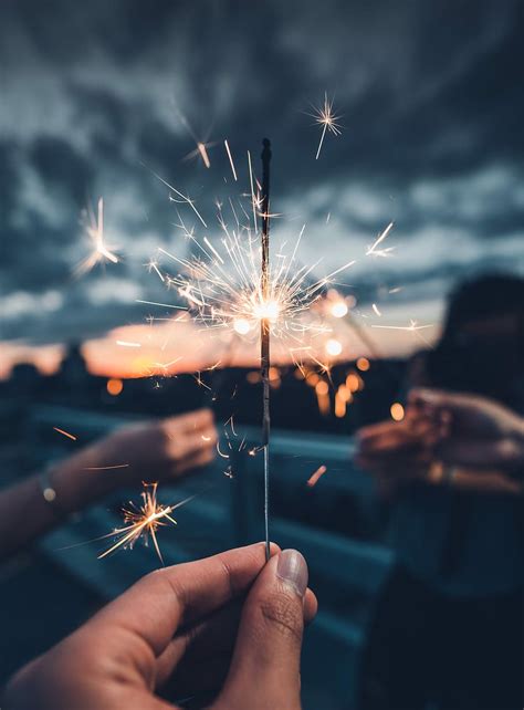 Hd Wallpaper Photo Of Person Holding Lighted Sparkler Photo Of Person