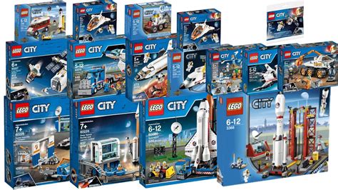 All Lego City Space Sets 2011 2019 Compilationcollection Speed Build