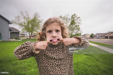 Silly Little Girl High Res Stock Photo Getty Images