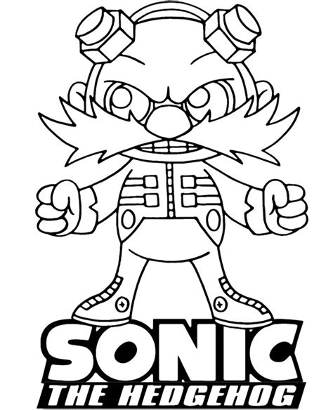 Doctor Eggman Coloring Page Sonic Topcoloringpages Net My Xxx Hot Girl