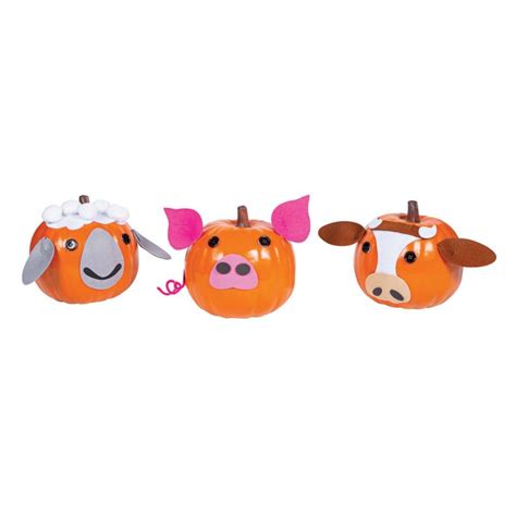 Farm Animal Pumpkin Decorating Craft Kit Halloween Activities For Kids