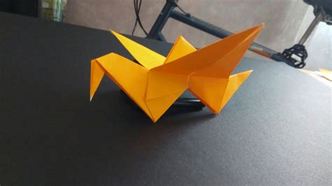 Easy Origami Crane Flying Bird 🐦 Youtube