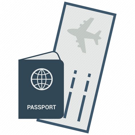 Boarding Pass Passport Travel Icon Download On Iconfinder