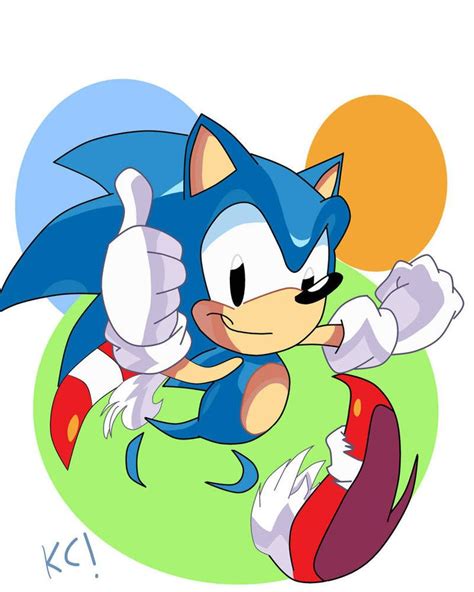 Classic Sonic By Kimonei On Deviantart