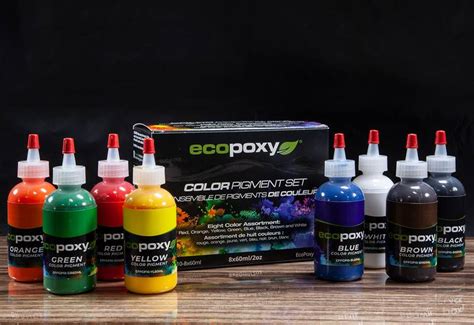Pigments For Colored Epoxy Resin Projects Ecopoxy