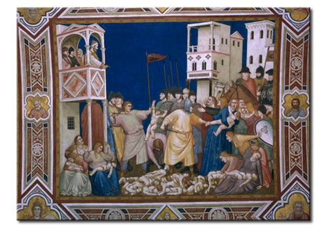 Reproduction De Tableau The Massacre Of The Innocents Giotto Di