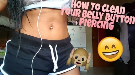 How To Clean Your Belly Button Piercing October 12th 2017 Jay Graham Youtube