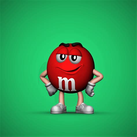 Red Mandm Mascot 3d Model By Chelscct Chelseycreatesthings On Thangs