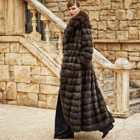Genuine Mink Fur Coat Women Real Fur Coats High End Top Quality Luxury