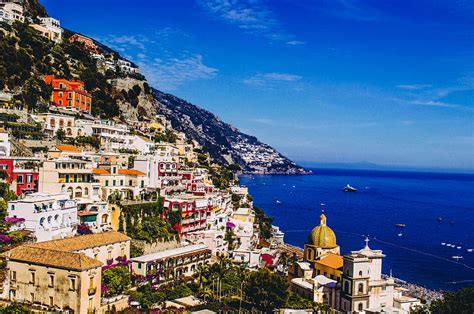 Hd Wallpaper Positano Amalfi Coast Costline Italy Europe Campania