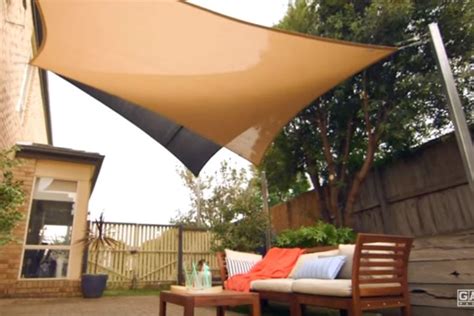 How To Install Your Shade Sail Backyard Projects Backyard Decor