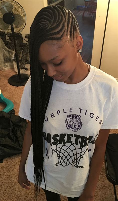 Braiding your hair can help to make it grow faster by providing it with a more stable structure. Ankara Teenage Braids That Make The Hair Grow Faster - Contact me Now so I can do your Child's ...
