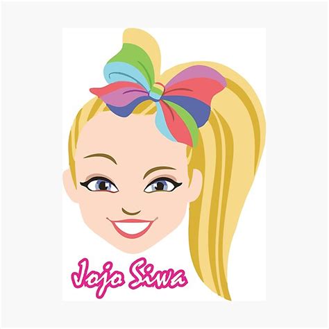 Jojo Siwa Art Photographic Print For Sale By Cahnom Redbubble