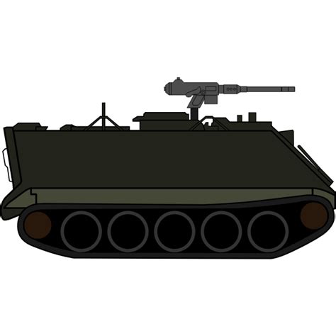 M113 Armoured Personnel Carrier Free Svg