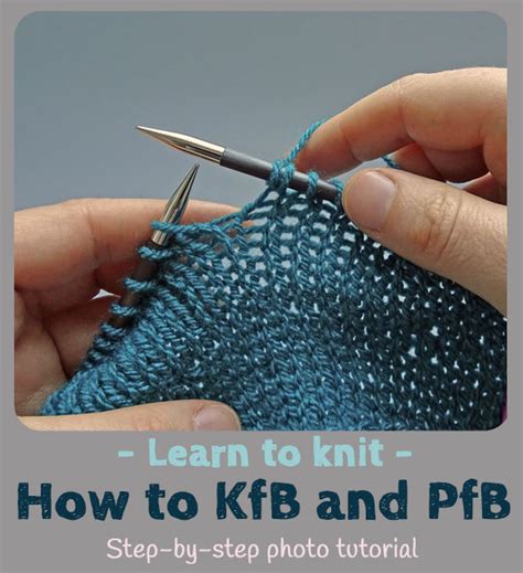 How To Knit Front And Back Kfb And Purl Front And Back Pfb Jo Creates