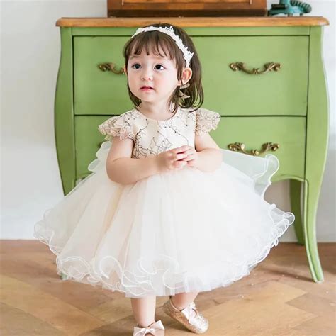 Toddler Girl Baptism Dress Christmas Costumes Baby Girls Princess