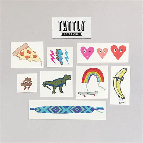 Tattly Set Kids Mix Three Tattoos The Animal Kingdom