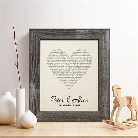 It is believed that after 12 months of marriage, the pair's. Personalized 2nd Cotton Anniversary Gift for Him or Her ...