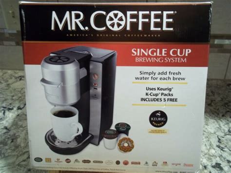 Mr Coffee Keurig K Cup Brewer Single Serve Brewing System Bvmc