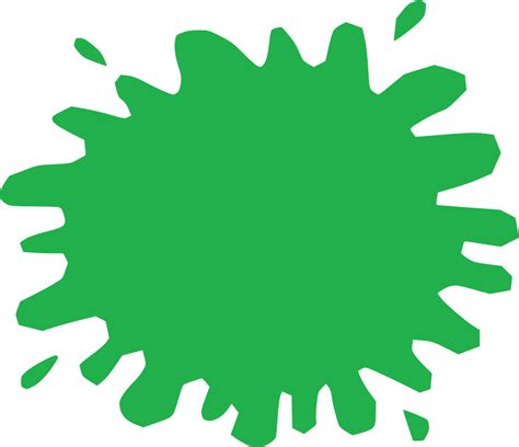 Green Shapes Splat PNG Transparent Background, Free Download #38306 png image