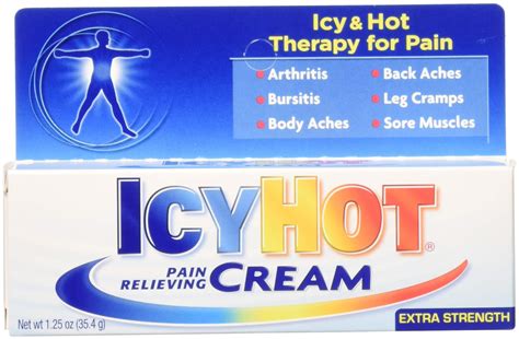 Buy Icy Hot Extra Strength Pain Relieving Cream 1 25 Oz Pack Of 5 Online At Desertcartindia
