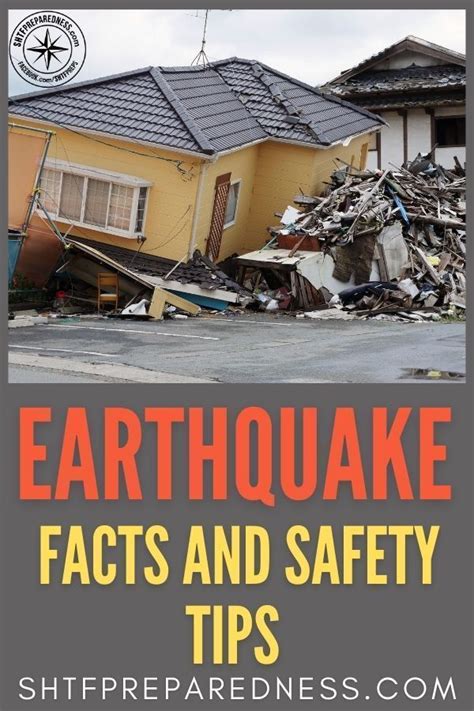 Earthquake Facts And Safety Tips Shtfpreparedness In 2021