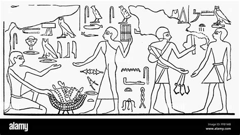 ancient egypt daily life ndaily life in a market at the left a dealer in ornaments bargains