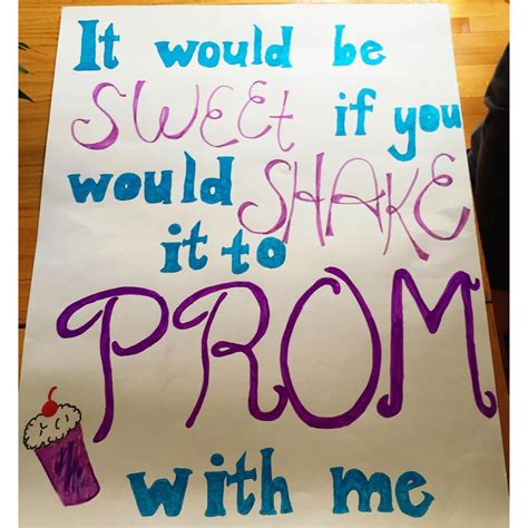 I Made A Poster For My Friends Promposal Turned Out Super Cute