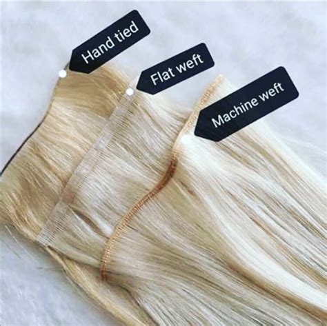 Machine Wefts Vs Hand Tied Hair Extensions — Jessica Marie Hair Co