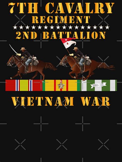 Army 2nd Battalion 7th Cavalry Regiment Vietnam War Wt 2 Cav