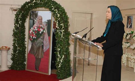 Mrs Rajavi Participated At The Funeral Of Marzieh Maryam