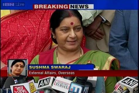 Pm Told Pak Talks Cant Go Ahead If Terrorism Continues Sushma Swaraj