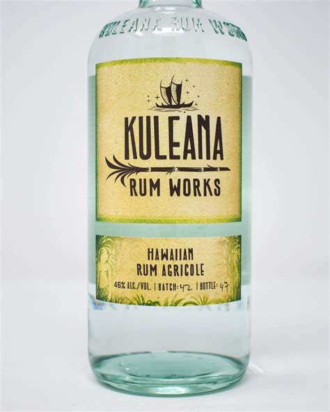 Kuleana Rum Works Hawaiian Rum Agricole 750ml Princeville Wine Market