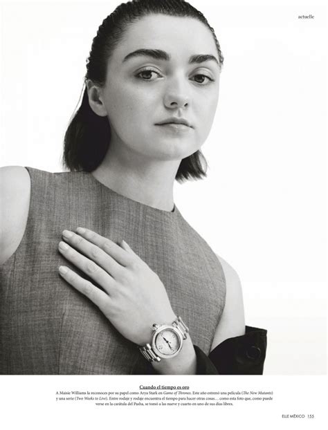Maisie Williams Cartier Promoting Pasha Watch Campaign 2020 4