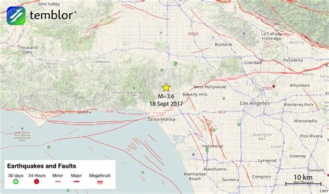 Many residents of los angeles county were not pleased when an earthquake early warning mobile app, shakealertla, did not alert them to either of the ridgecrest earthquakes, which many people. los-angeles-earthquake-map - Temblor.net