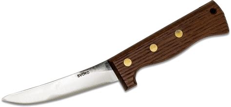 Svord Boning Knife 5 38 Carbon Steel Blade Brown Hardwood Handles