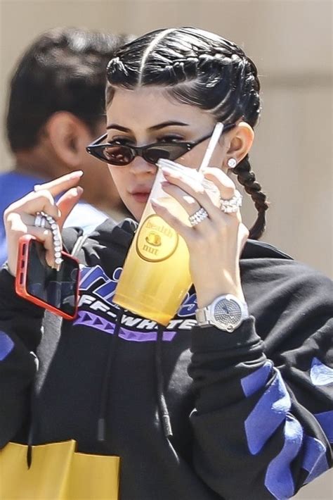 Kylie Jenner Wears Huge Diamond On Her Ring Finger Starts Engagement Rumors HarpersBAZAAR Com