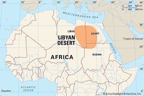 Sahara Desert Location On World Map