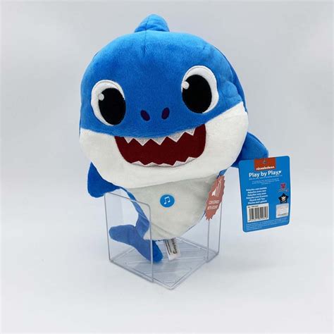 Baby Shark Plush With Sound Nickelodeon Pinkfong Soft Toy 30cm