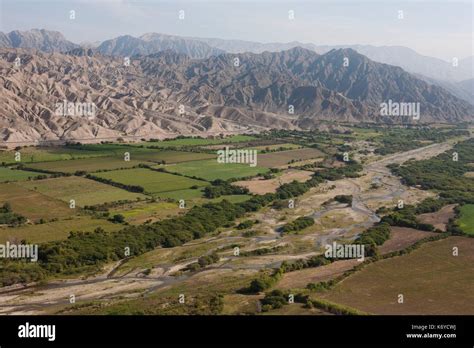 Peru Ica Region Palpa Valley Rio Grande Aerial View Stock Photo Alamy