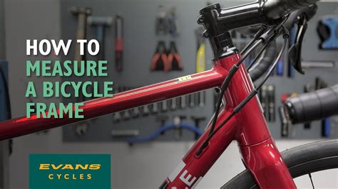 How To Measure A Bicycle Frame Youtube