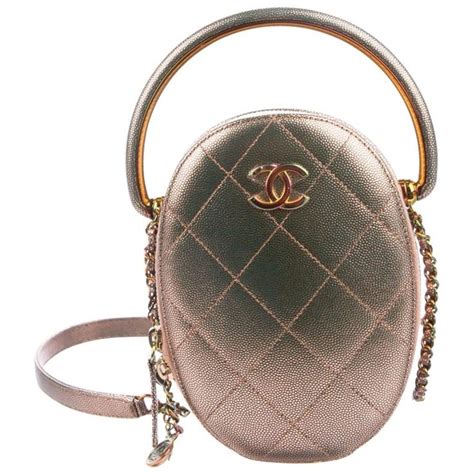 Chanel New Rose Gold Rainbow Quilted Top Handle Evening Shoulder Flap