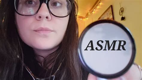 ASMR Fast And Chaotic Medicial Exam Roleplay Cranial Nerve Eye Exam Dentist Lice Check