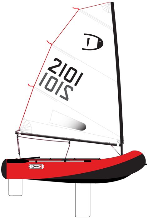 Inflatable Sailing Dinghy Dreaming Of The Dinghygo Wave Train