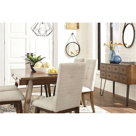 Centiar Upholstered Dining Group Rectangular Dining Room Table