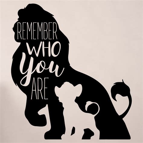 Simba Wall Decor Disney The Lion King Decor Remember Who You Are