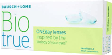 Kontaktlinsen Biotrue ONEday Bausch Lomb 30 Stück Tageslinsen alle