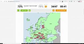 American Tries To Name All European Countries! Sporcle Europe Map Quiz!