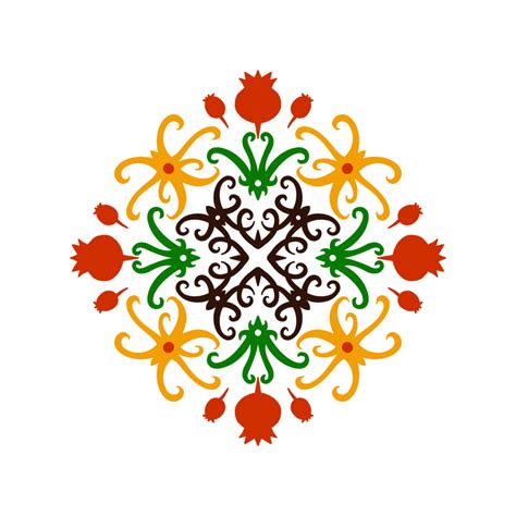 Typical Ornament Of The Dayak Tribe Kaliamantan 16774399 Png