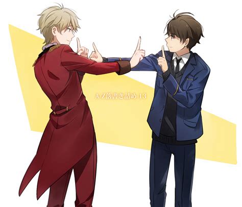 Slaine Troyard And Kaizuka Inaho Aldnoah Zero Drawn By Aki